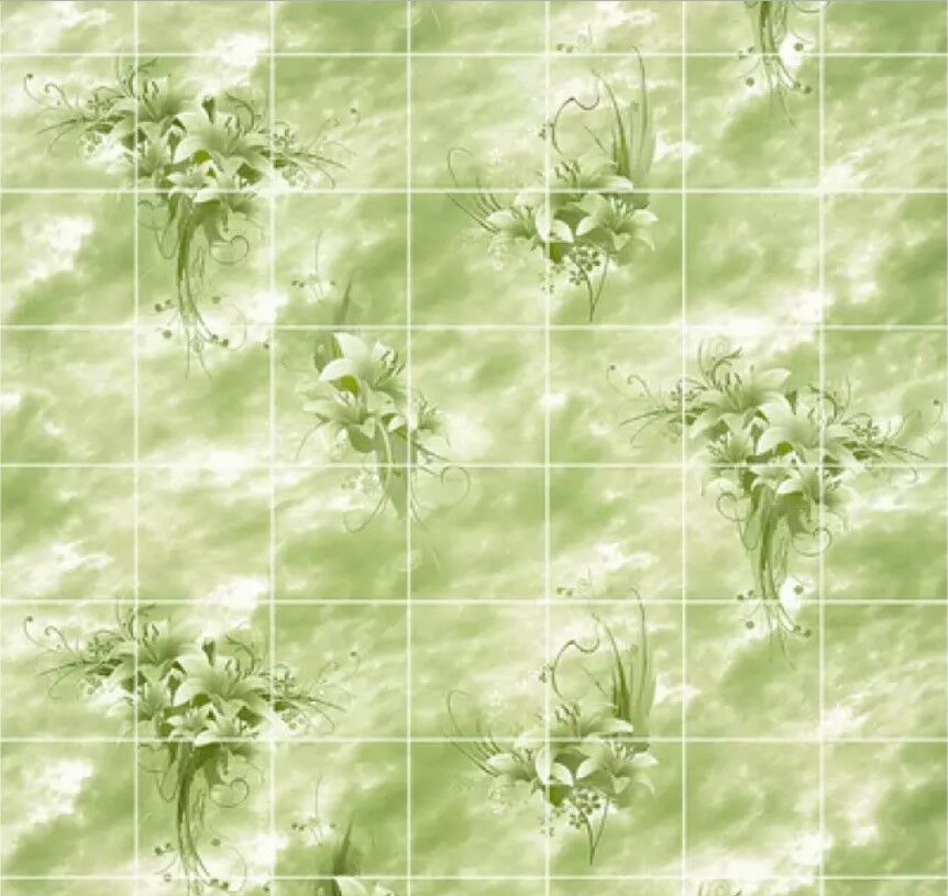 Панель листовая ХДФ АКВАТОН Букет цветов Папирус 1220*2440 мм