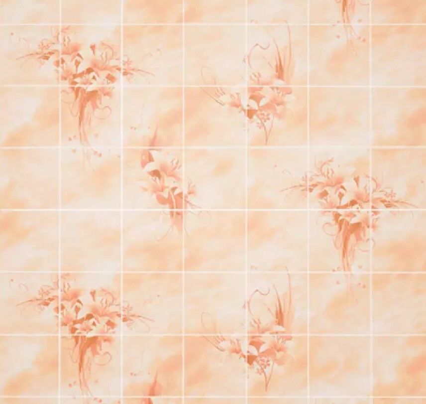 Панель листовая ХДФ АКВАТОН Букет цветов Орхидея 1220*2440 мм