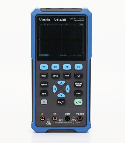 Осциллографы-мультиметры портативные (скопметры) VERDO VERDO SH1401 Осциллограф цифровой запоминающий 2 канала, 40 МГц (