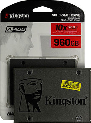 Накопитель SSD Kingston SATA III 960Gb SA400S37/960G A400 2.5''