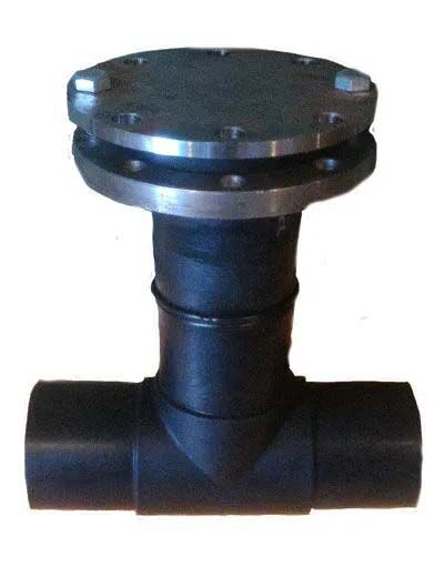 Ревизия канализационная ПНД 225 мм 90 гр ПЭ100 SDR 21 фланцевая для напорных труб