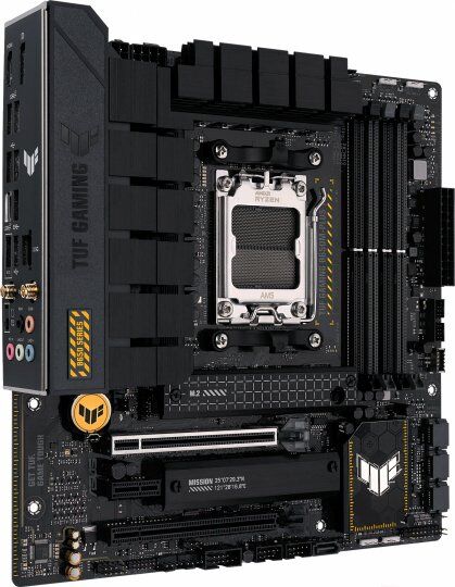 Материнская плата ASUS TUF GAMING B650M-PLUS WIFI SocketAM5 AMD B650 4xDDR5 mATX AC'97 8ch(7.1) 2.5Gg RAID+HDMI+DP