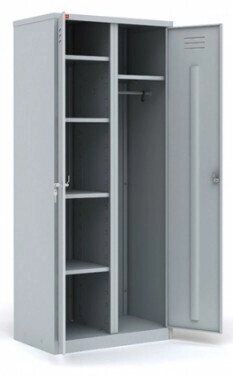 Металлический шкаф для одежды ШРМ-22У/800 двухсекционный