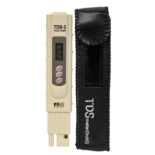 TDS3 Солемер TDS Meter 3 - анализатор качества воды со встроенным термометром