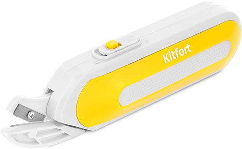Электрические ножницы Kitfort КТ-6045-1, бело-желтый КТ-6045-1 бело-желтый