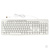 Клавиатура проводная Gembird KB-8430M, мембранная, 113 клавиш, мультимедиа, 9 доп. клавиш, кабель 1.5м, белая #1
