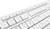 Клавиатура проводная Gembird KB-8430M, мембранная, 113 клавиш, мультимедиа, 9 доп. клавиш, кабель 1.5м, белая #7
