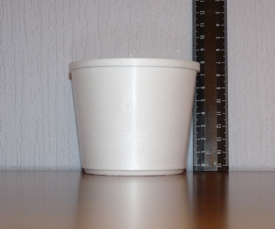 Стакан для мороженого 360 мл, D x H мм, ВСП белый