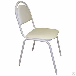 Офисный стул СМ 8 V5 (к/з белый мрамор, каркас белый) 