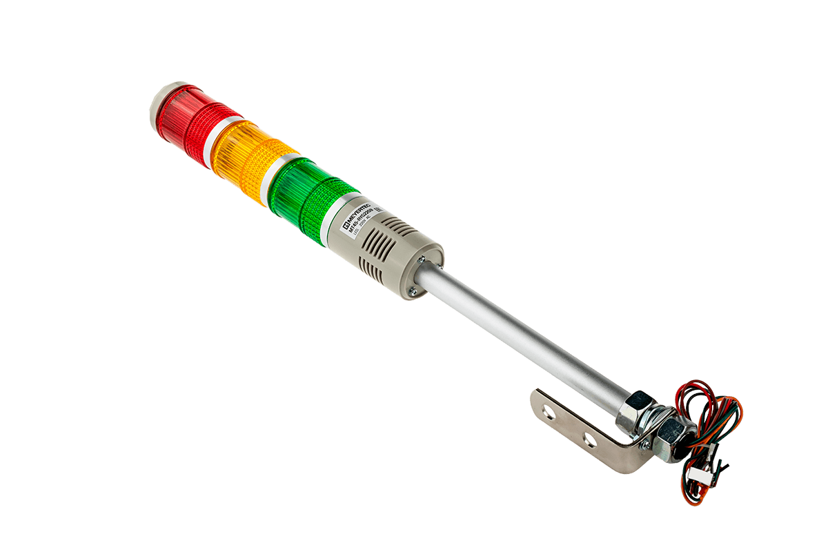 Светосигнальная колонна с зуммером MT45-RYG24B, 24В AC/DC
