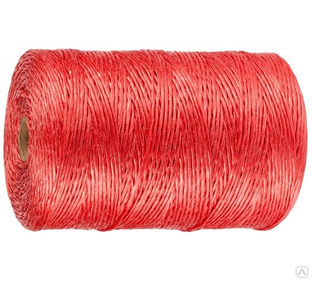 Шпагат STAYER многоцелевой полипропиленовый, d=1,5 мм, красный, 500 м, 32 кгс, 0,8 ктекс 
