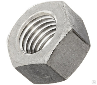 Гайка шестигранная оцинкованная, ISO 8673, D= 18 мм 