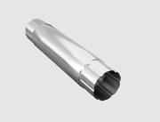 Труба соединительная стальная Диаметр: 100 мм, Длина: 1 м