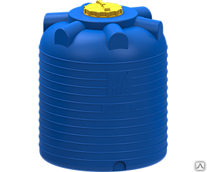 Бочка 1500 литров пластиковая круглая для воды и топлива Пласт Инжиниринг