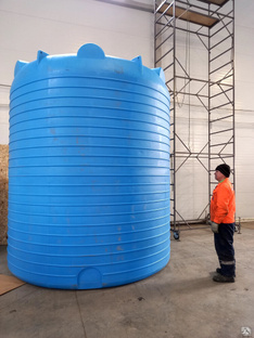 Бочка для полива пластиковая 25000 литров (25 куб.м), капельного автополива, водоснабжения в СНТ, дачных товариществах #1