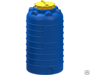 Бочка 500 литров пластиковая цилиндрическая для воды и топлива Пласт Инжиниринг