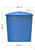Бак 7500 литров пластиковый накопительный круглый с крышкой Пласт Инжиниринг #17