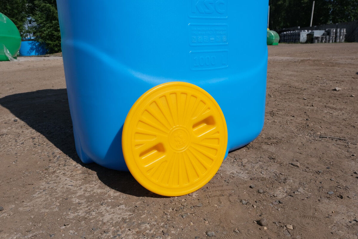 Бочка пластиковая прямоугольная 1000 литров для водоснабжения, водоочистки, водоотведения 5