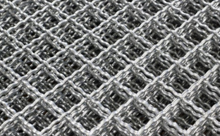 Сетка рифленая d= 1 мм, ячейка: 1.6х1.6 мм, ГОСТ 3306-88, сталь: 20Х13 