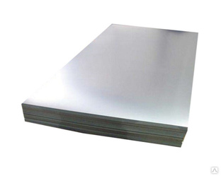 Титановый лист S = 0.6 мм, раскрой: 0.51х0.6 м, ОСТ 1.90218-89 
