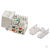 Розеточный модуль NTSS PREMIUM Keystone UTP 1xRJ45 CAT6 белый #1