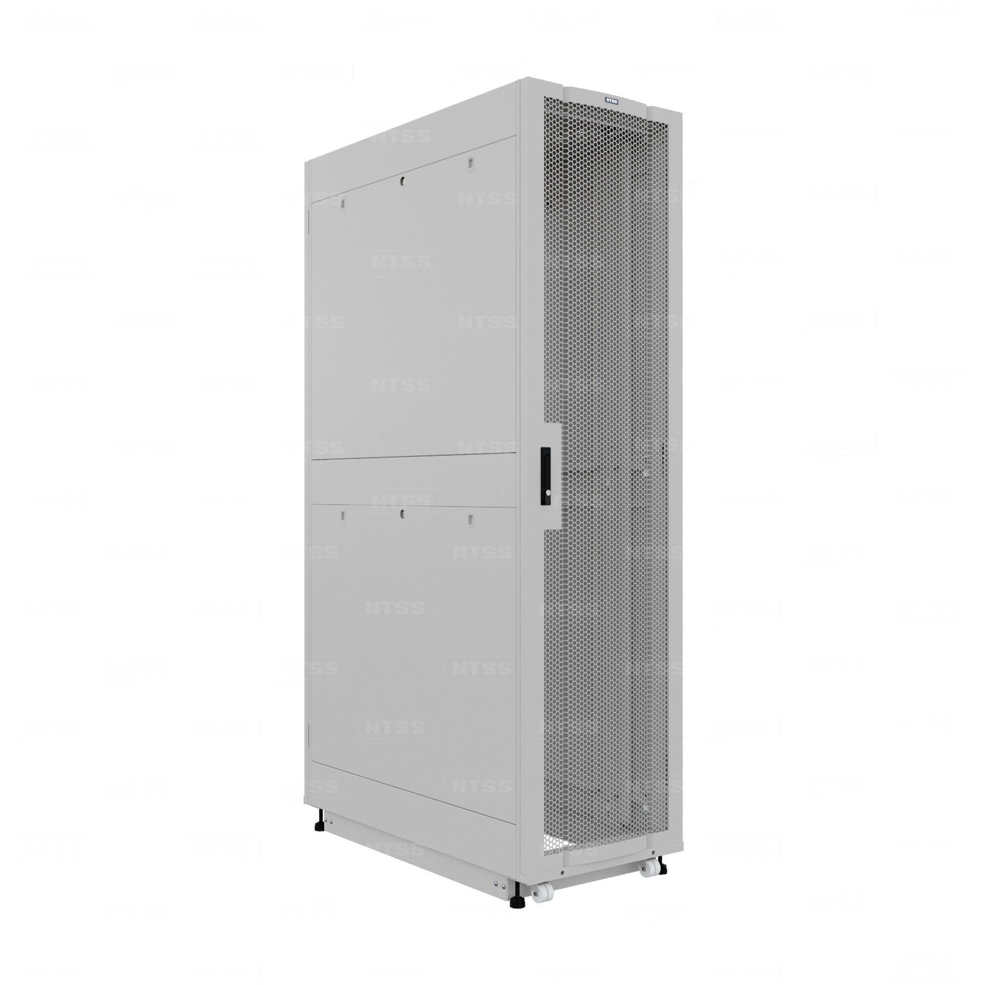 19" Напольный серверный шкаф NTSS ПРОЦОД PC 47U 600х1200 мм, передняя дверь перфорация, задняя дверь распашная двойная п