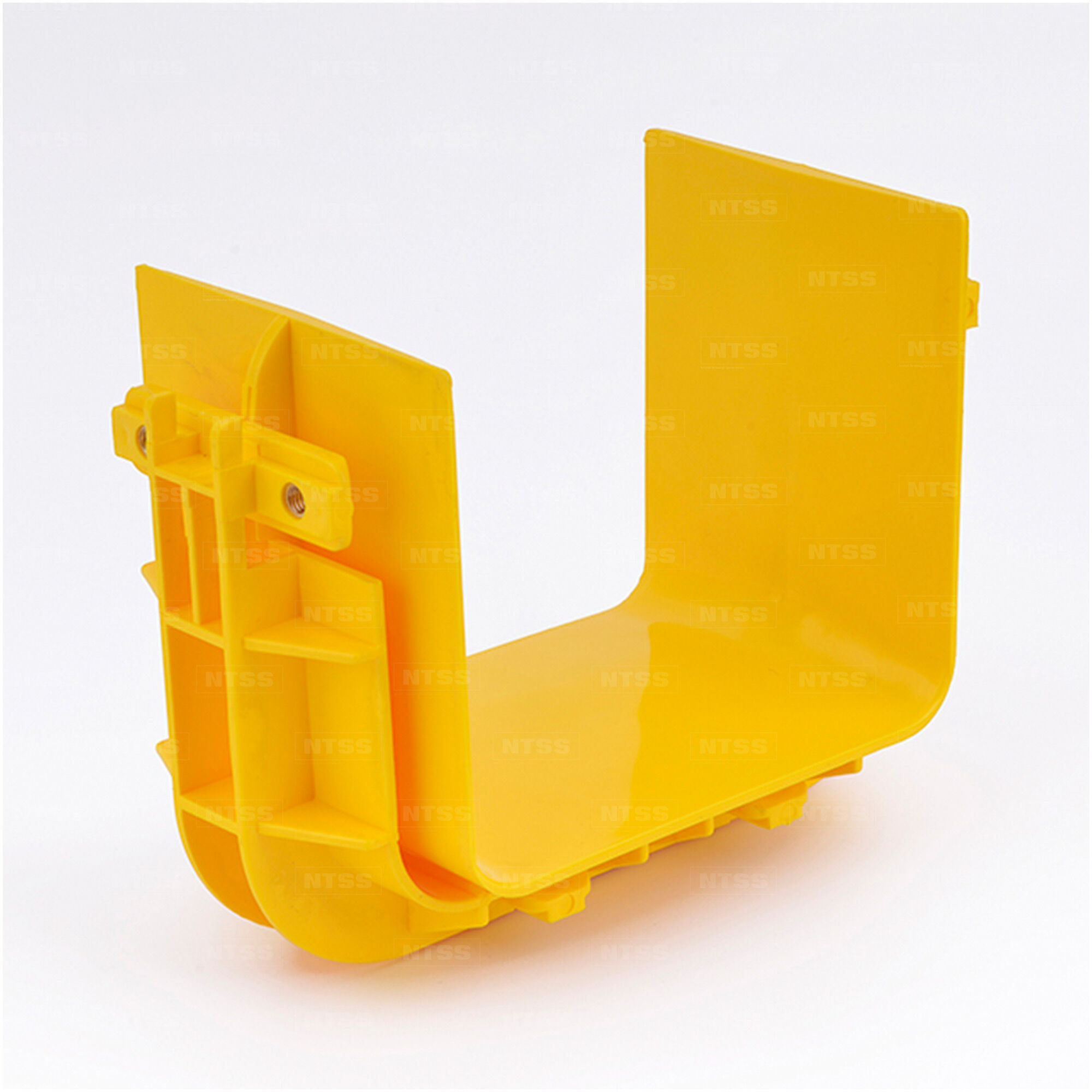 Соединитель оптического лотка и элементов безвинтовой 60x60 мм, желтый