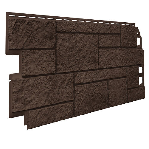 Фасадная панель Технониколь оптима песчаник темно коричневый