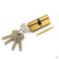 Дверные цилиндры МСМ ключ/ключ 80мм (45/35)в золоте взломостойкие повышенной секретности с 5 ключей