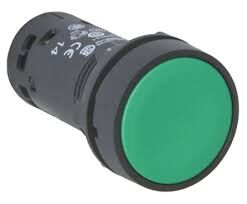 Кнопка 22 мм зеленая с возвратом 2НО Schneider Electric XB7 NA33