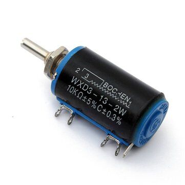 Резистор переменный 10 кОм 2Вт WXD3-13 2W 10K
