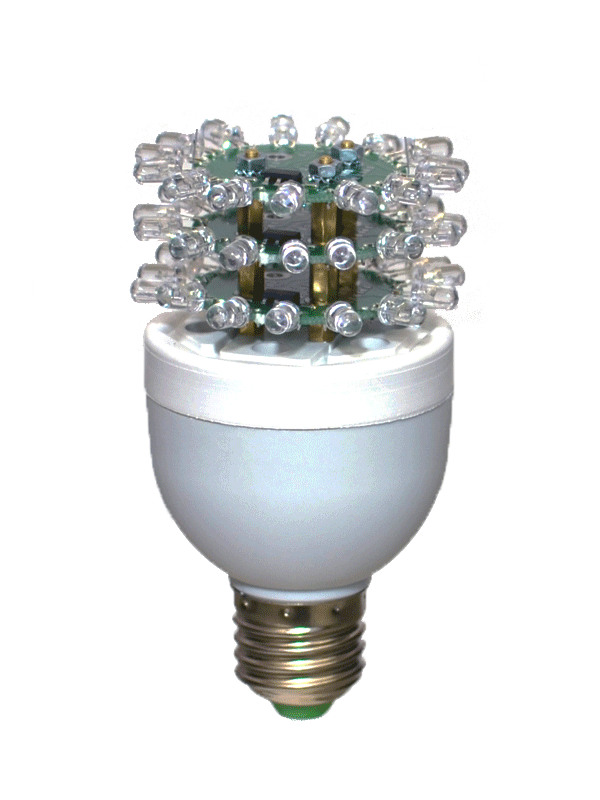 Лампа светодиод. LED 4,5 Вт Е27 220В для заградительного огня типа ЗОМ арт.100-1200