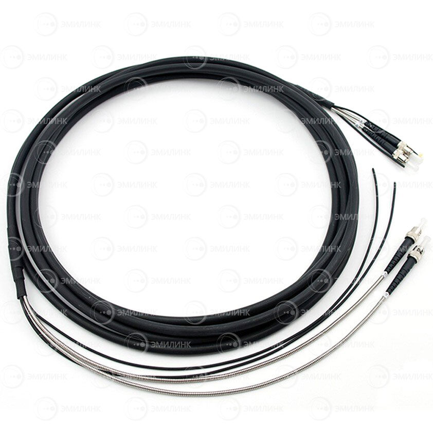Сборка кабельная 8pc, ST/UPC-ST/UPC 9/125мкм, длина 90м, вывод 0.4м, буфер 3мм (NTSS-FO-BR-9-8-2.5-NU) в бухте