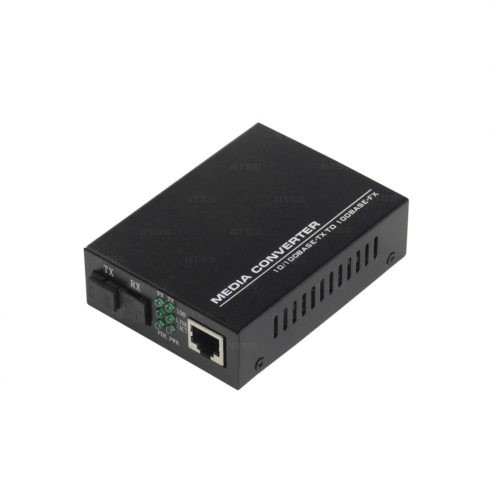 WDM медиаконвертер NTSS с RJ45 портом 10/100Base-T и 10/100Base-FX с разъемом SC, рабочая длина волны (передача/прием) 1