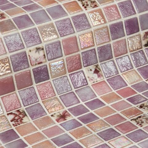 Керамическая плитка Керамин Ezarri Topping Violet Мозаика 31,3х49,5 (2,5х2,5)
