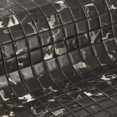 Керамическая плитка Керамин Ezarri Zen Black Marble Мозаика 31,3х49,5 (2,5х2,5)