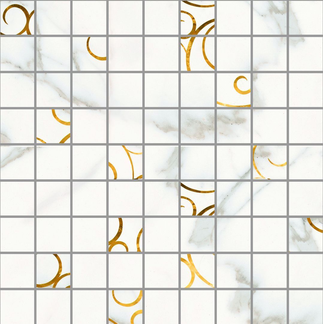 Керамическая плитка Керамин LB-Ceramics Миланезе дизайн Мозаика 3 натуральный 1932-1084 30х30