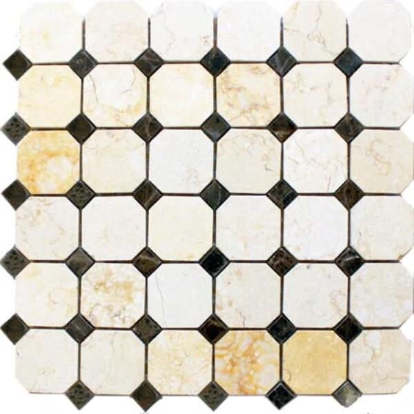 Керамическая плитка Керамин Primacolore Marmo MN184MMC Мозаика 4,8х4,8+1х1 30х30