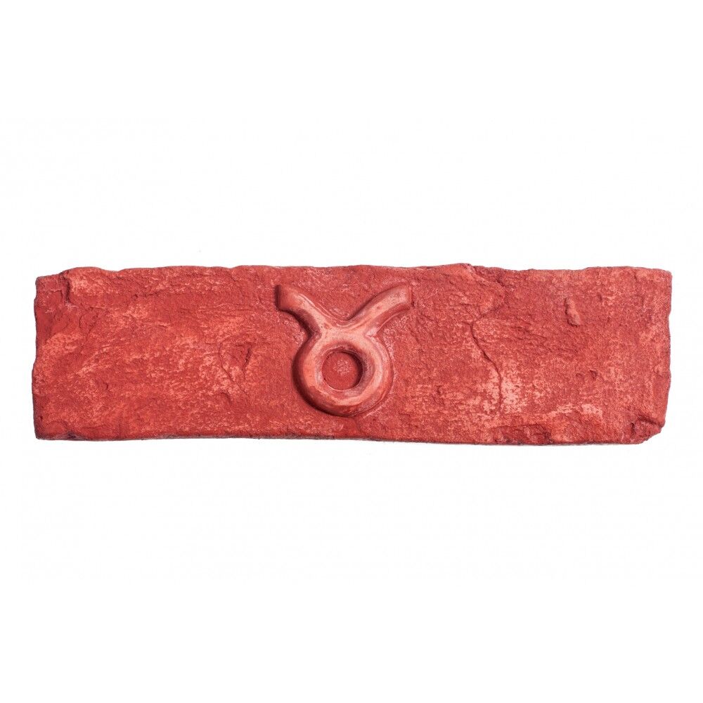 Керамическая плитка Керамин Sergio Pietra Декор Знаки зодиака Телец Красный 7x26x1,5