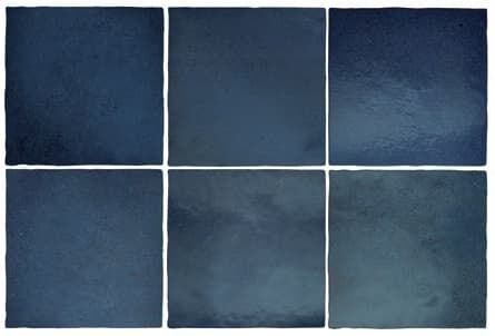 Керамическая плитка Керамин Equipe Magma Sea Blue Настенная плитка 13,2х13,2