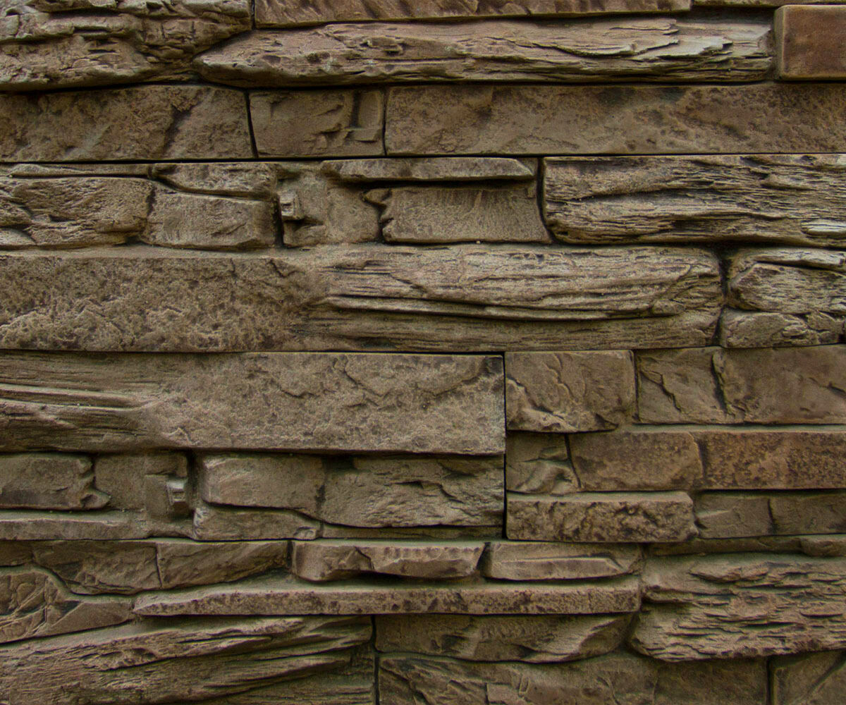 Керамическая плитка Керамин Еврокамен Искусственный камень Утёс 1018 10х50