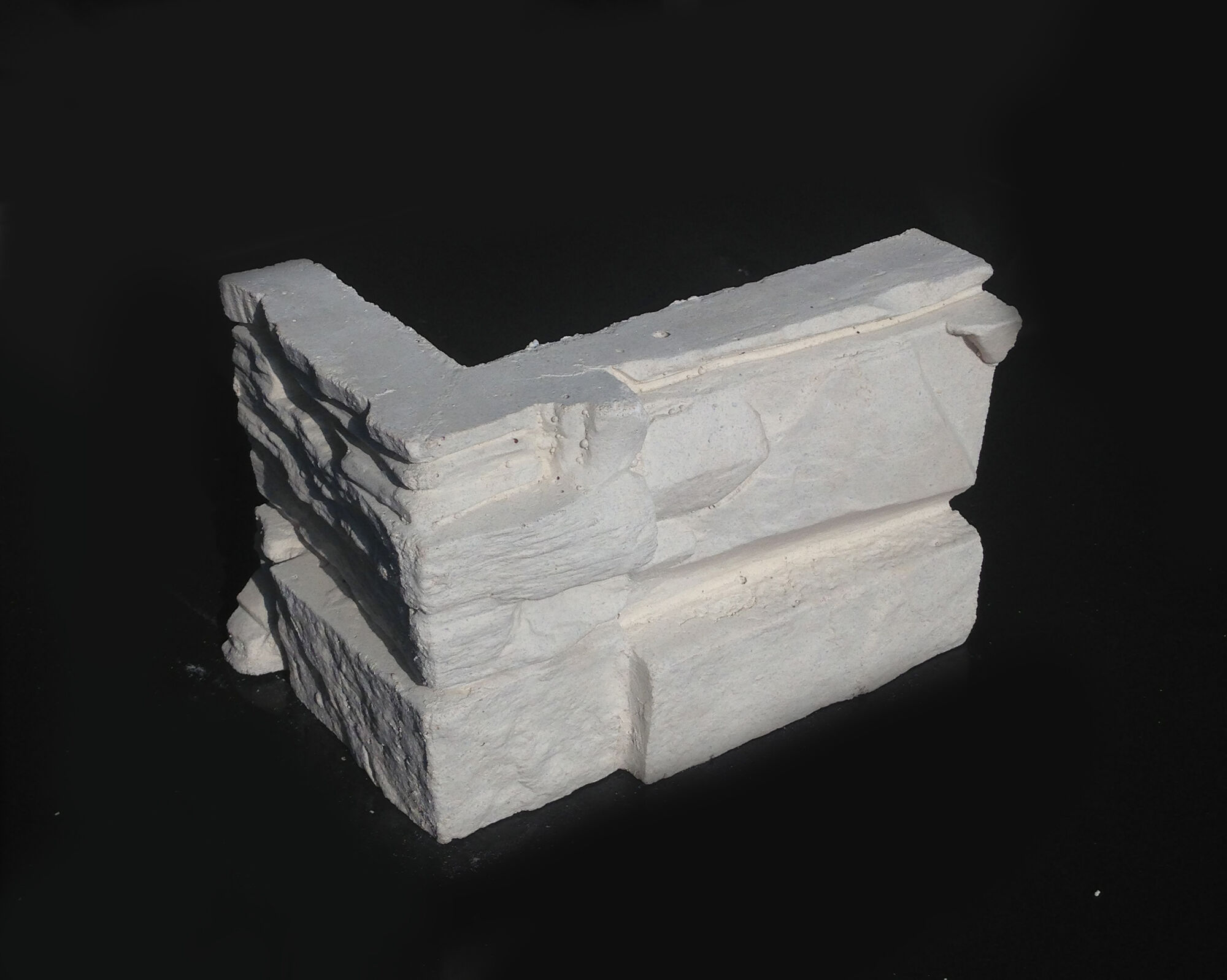 Керамическая плитка Керамин Еврокамен Искусственный камень Утёс Угол 10 10х7х12 (1 компл. = 1 пог.м.)
