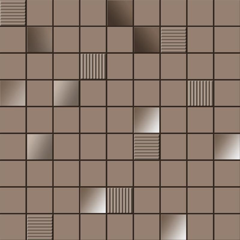 Керамическая плитка Керамин Ibero Inspire Moka Mos. Мозаика (3,5х3,5) 31,6х31,6