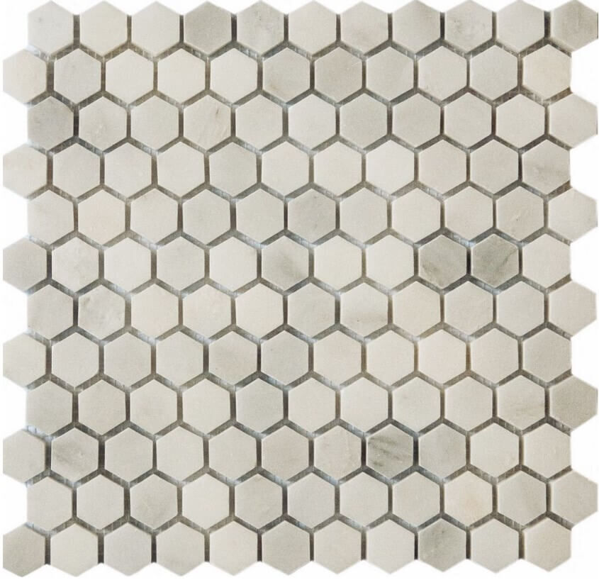 Керамическая плитка Керамин Muare Каменная мозаика QS-Hex001-25P-10 Мозаика 30,5х30,5