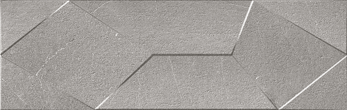 Керамическая плитка Керамин Oset Senses Grey Decor Настенная плитка 31,5x99