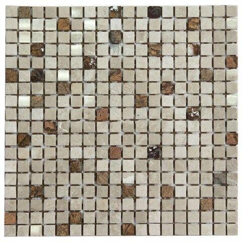 Керамическая плитка Керамин NS-mosaic Stone series К-731 Мозаика 30,5х30,5 (1,5х1,5)