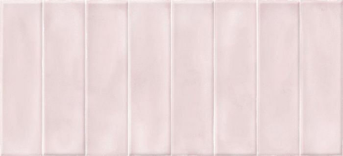 Керамическая плитка Керамин Cersanit Pudra PDG074D Розовая кирпич Настенная плитка 20x44