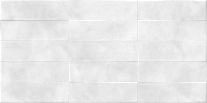 Керамическая плитка Керамин Cersanit Carly CSL523D Рельеф кирпичи светло-серая Настенная плитка 29,8x59,8