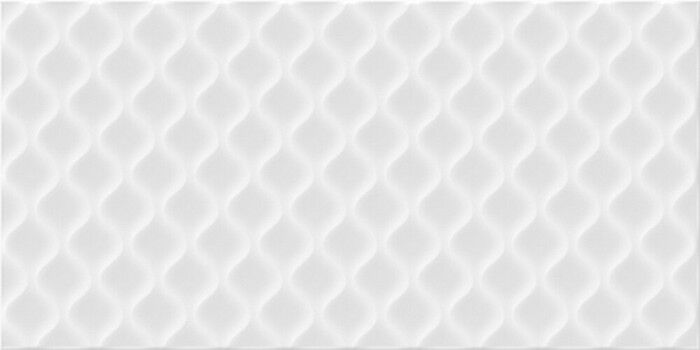 Керамическая плитка Керамин Cersanit Deco Рельеф белая Настенная плитка 29,8x59,8