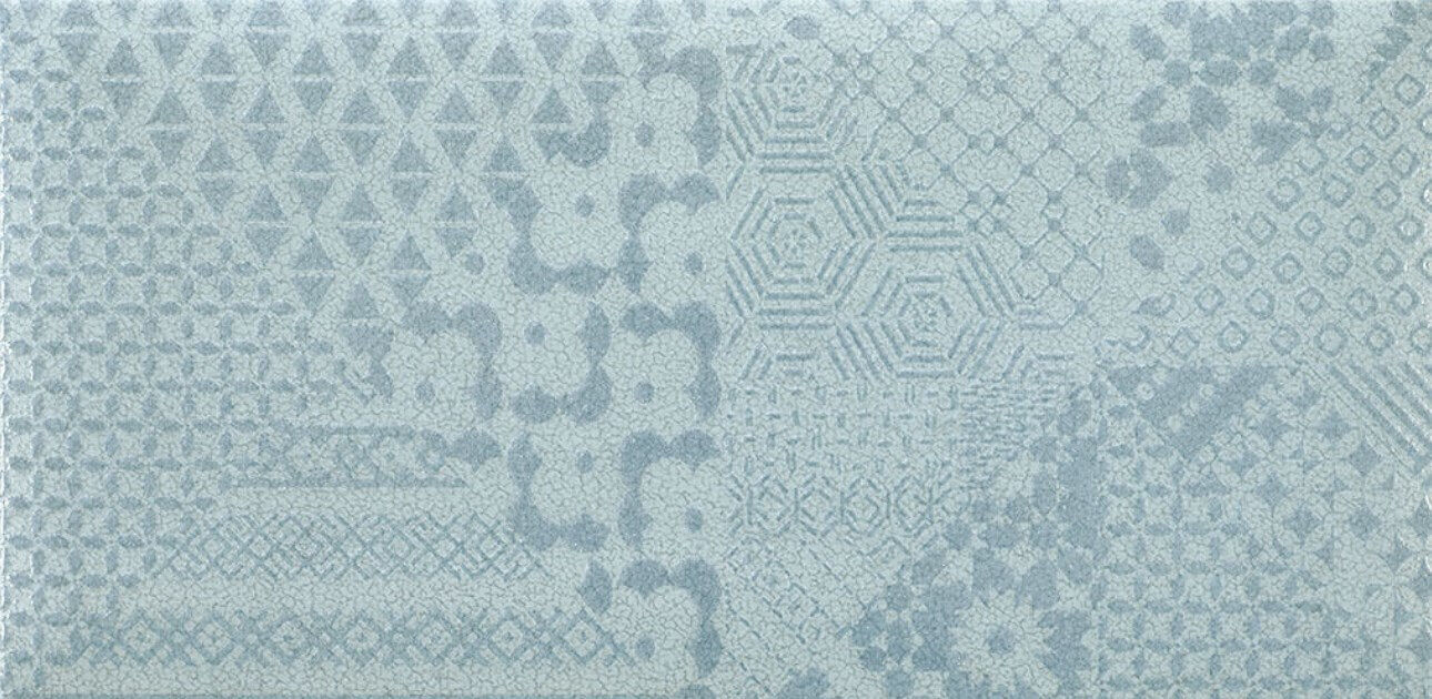 Керамическая плитка Керамин Rocersa Nordic-Dec Azul Настенная плитка 12,5х25